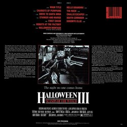 Halloween III: Season of the Witch Bande Originale (John Carpenter, Alan Howarth) - CD Arrire