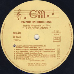 Le Professionnel Bande Originale (Ennio Morricone) - cd-inlay