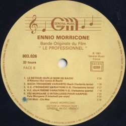 Le Professionnel Bande Originale (Ennio Morricone) - cd-inlay