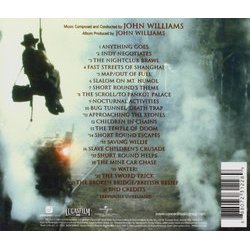 Indiana Jones and the Temple of Doom Bande Originale (John Williams) - CD Arrire