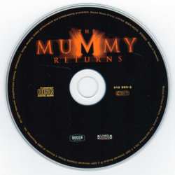 The Mummy Returns Bande Originale (Alan Silvestri) - cd-inlay