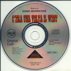 C'era una Volta il West Bande Originale (Ennio Morricone) - cd-inlay