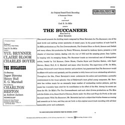 The Buccaneer Bande Originale (Elmer Bernstein) - CD Arrire