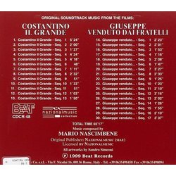 Costantino il Grande / Giuseppe Venduto dai Fratelli Bande Originale (Mario Nascimbene) - CD Arrire