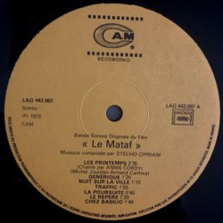 Le Mataf Bande Originale (Stelvio Cipriani) - cd-inlay