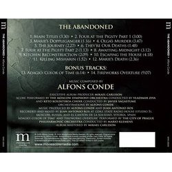 The Abandoned Bande Originale (Alfons Conde) - CD Arrire