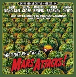 Mars Attacks! Bande Originale (Danny Elfman) - Pochettes de CD