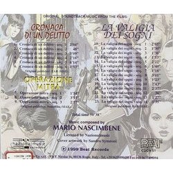 Cronaca di un Delitto / Operazione Mitra / La Valigia dei Sogni Bande Originale (Mario Nascimbene) - CD Arrire