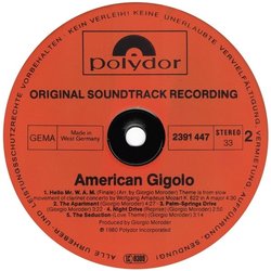 American Gigolo Bande Originale (Giorgio Moroder) - cd-inlay