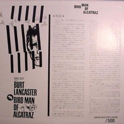 Birdman of Alcatraz Bande Originale (Elmer Bernstein) - CD Arrire