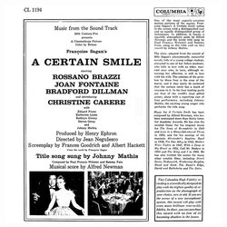 A Certain Smile Bande Originale (Sammy Fain, Alfred Newman) - CD Arrire