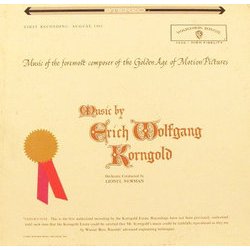 Music by Erich Wolfgang Korngold Bande Originale (Erich Wolfgang Korngold) - Pochettes de CD