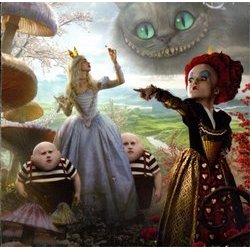 Alice in Wonderland Bande Originale (Danny Elfman) - cd-inlay