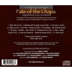 Fate of the Lhapa Bande Originale (William Susman) - CD Arrire