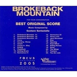 Brokeback Mountain Bande Originale (Gustavo Santaolalla) - Pochettes de CD