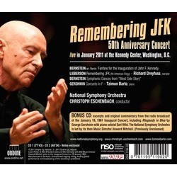 Remembering JFK Bande Originale (Leonard Bernstein, George Gershwin, Peter Lieberson) - CD Arrire