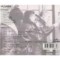 La Haine / Mtisse Bande Originale (Various Artists) - CD Arrire