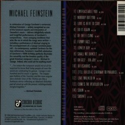 Michael & George: Feinstein Sings Gershwin Bande Originale (Michael Feinstein, George Gershwin) - CD Arrire