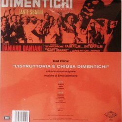 L'Istruttoria  Chiusa: Dimentichi Bande Originale (Ennio Morricone) - CD Arrire
