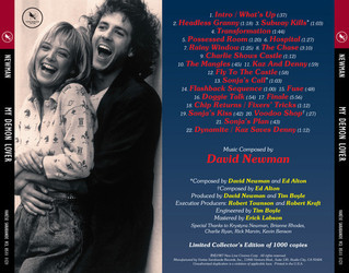 My Demon Lover Bande Originale (Ed Alton , David Newman) - CD Arrire