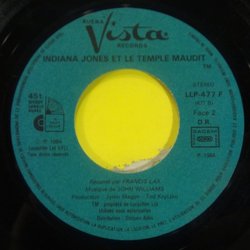 Indiana Jones et Le Temple Maudit Bande Originale (John Williams) - cd-inlay