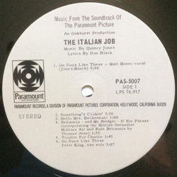 The Italian Job Bande Originale (Quincy Jones) - cd-inlay
