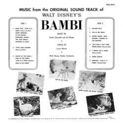 Bambi Bande Originale (Various Artists, Frank Churchill, Edward H. Plumb) - CD Arrire