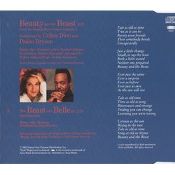 Beauty and the Beast Bande Originale (Peabo Bryson, Cline Dion, Alan Menken) - CD Arrire