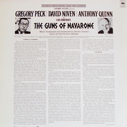 The Guns of Navarone Bande Originale (Dimitri Tiomkin) - CD Arrire