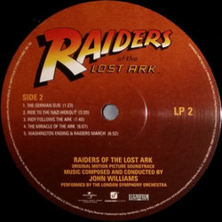 Raiders Of The Lost Ark Bande Originale (John Williams) - cd-inlay