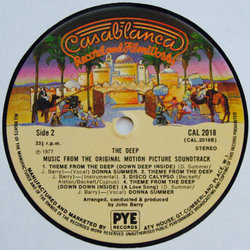 The Deep Bande Originale (John Barry, Donna Summer) - cd-inlay