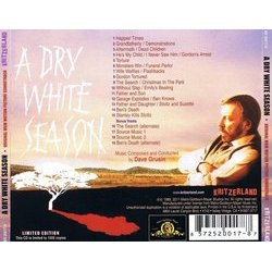 A Dry White Season Bande Originale (Dave Grusin) - CD Arrire