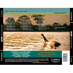 Baby: Secret of the Lost Legend Bande Originale (Jerry Goldsmith) - CD Arrire