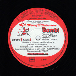 Bambi Bande Originale (Various Artists, Frank Churchill, Pierre Larquey, Edward H. Plumb) - cd-inlay