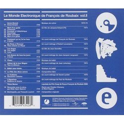 Le Monde Electronique de Franois de Roubaix Vol.II Bande Originale (Various Artists, Franois de Roubaix) - CD Arrire