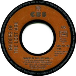 Les Aventuriers de l'Arche Perdue Bande Originale (John Williams) - cd-inlay