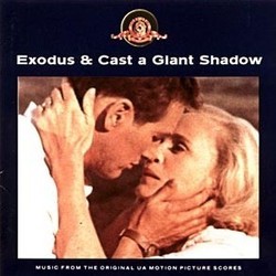 Exodus & Cast a Giant Shadow Bande Originale (Elmer Bernstein, Ernest Gold) - Pochettes de CD