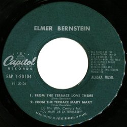 From the Terrace Bande Originale (Elmer Bernstein) - cd-inlay