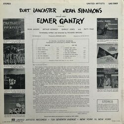 Elmer Gantry Bande Originale (Andr Previn) - CD Arrire