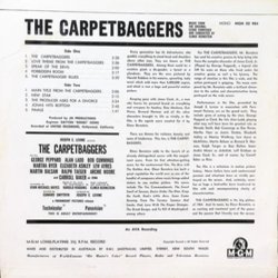 The Carpetbaggers Bande Originale (Elmer Bernstein) - CD Arrire