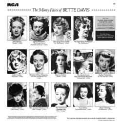 Classic Film Scores for Bette Davis Bande Originale (Erich Wolfgang Korngold, Alfred Newman, Max Steiner, Franz Waxman) - CD Arrire