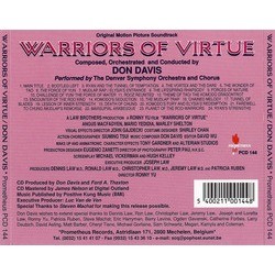 Warriors of Virtue Bande Originale (Don Davis) - CD Arrire