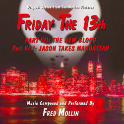 Friday The 13th: Parts 7 & 8 Bande Originale (Fred Mollin) - Pochettes de CD